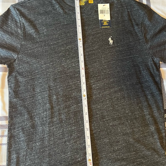 NWT POLO RALPH LAUREN
Men's Size Small BLACK MARL HEATHER Classic Fit Crew Tee - Picture 8 of 9
